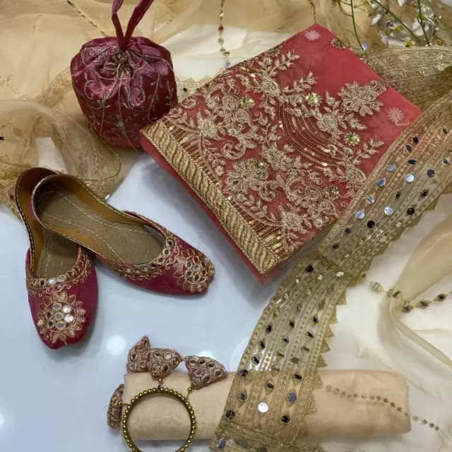 Woman full party dressing set