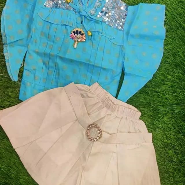 12 month Baby cotton shalwar kamiz