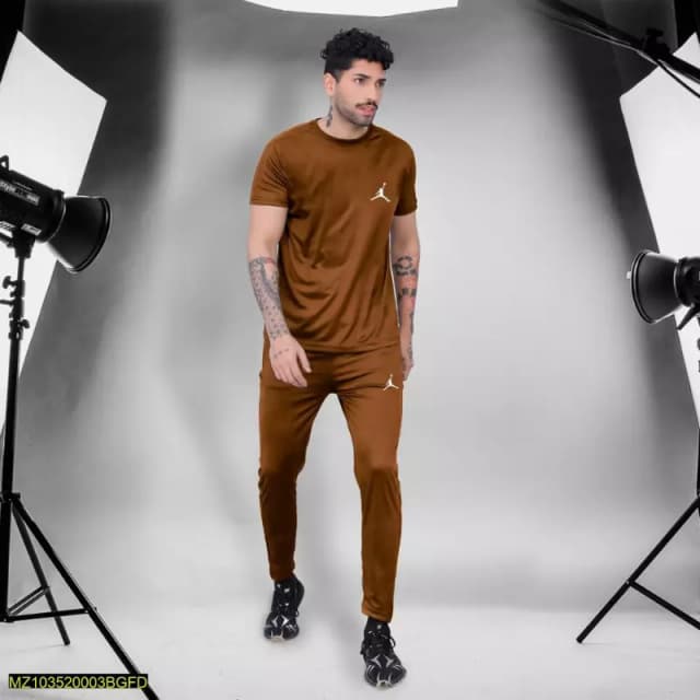 Men's t shirts track suit