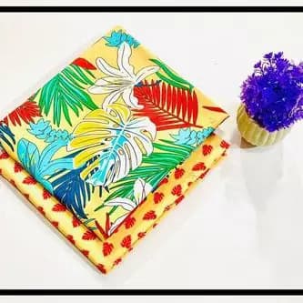 Double bed sheets printed